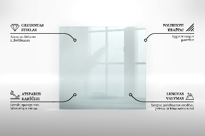 Sechseckige Glas unter Kamin transparente