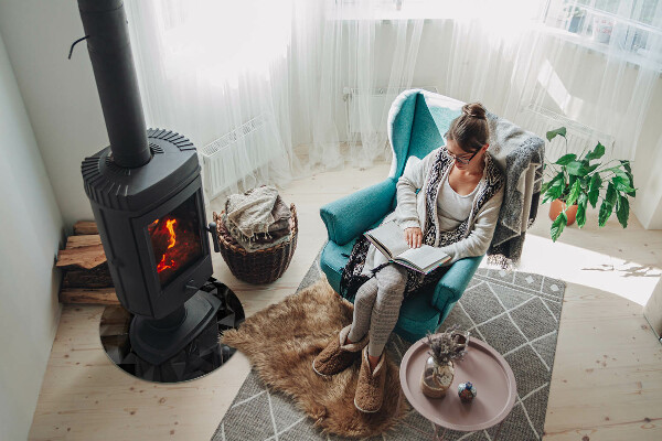 Runde Glasbodenplatte Kamin Geometrie im dreidimensionalen Raum