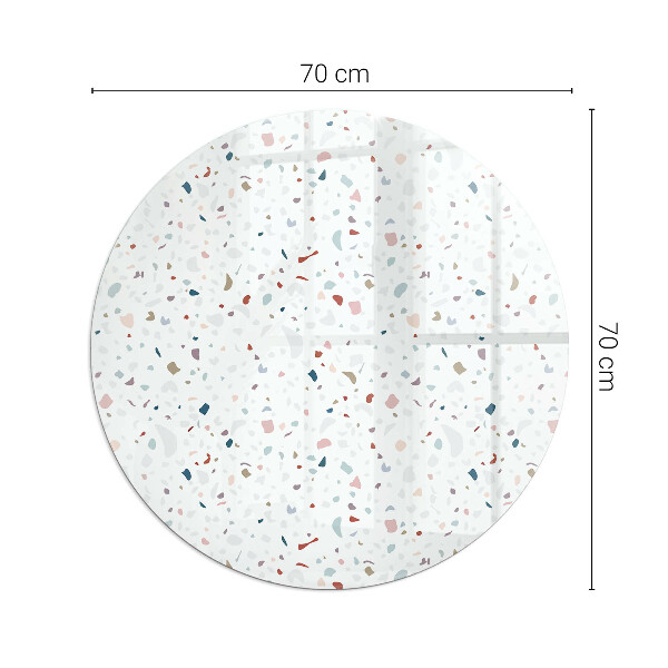 Runde Funkenschutzplatte aus Glas Formen im Miniaturformat