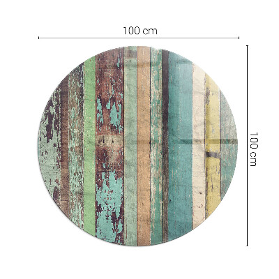 Runde Glasplatte für Kaminofen Platinenfarben in verschiedenen Farbtönen
