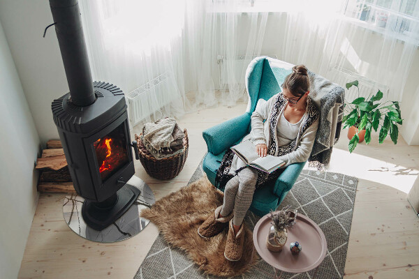 Runde Funkenschutzplatte aus Glas Marmoradern in elegantem Stil