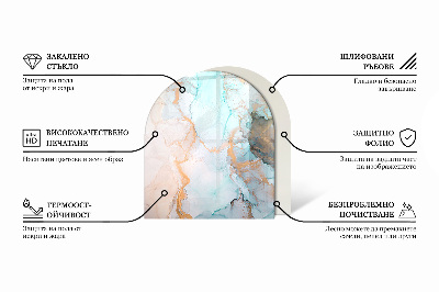 Halbrunde Glasbodenplatte Kamin Geometrie im dreidimensionalen Raum