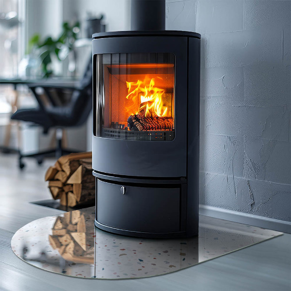 Halbrunde Funkenschutzplatte Glas Formen im Miniaturformat