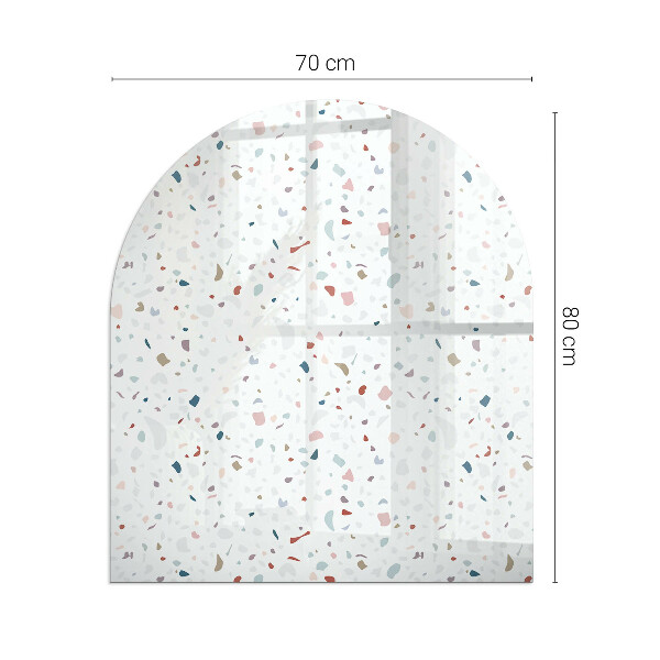 Halbrunde Funkenschutzplatte Glas Formen im Miniaturformat