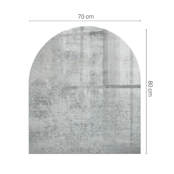 Halbrunde Funkenschutzplatte Glas Abstraktes Hintergrundmuster