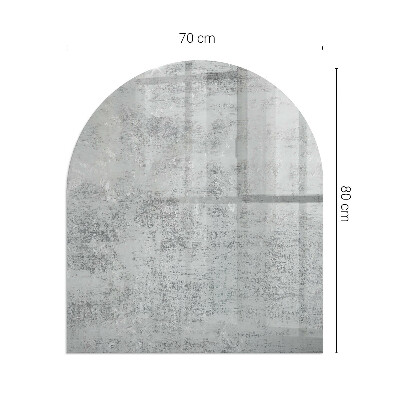 Halbrunde Funkenschutzplatte Glas Abstraktes Hintergrundmuster