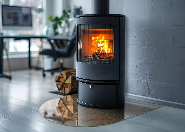 Halbrunde Funkenschutzplatte Glas Die Beschaffenheit der Steinstruktur