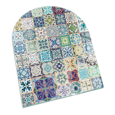 Halbrunde Glasbodenplatte Kamin Mosaik-Dekorationsmuster