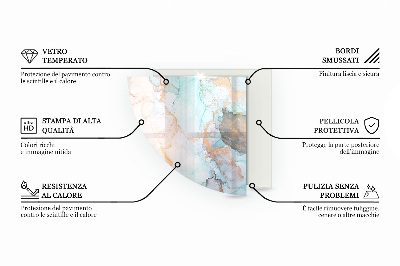 Eck-Glasplatte für Kaminofen Farbe Grau