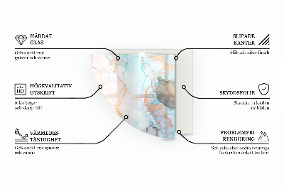 Glasbodenplatte Ecke Kamin Farbe Grau