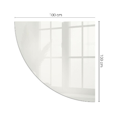 Funkenschutzplatte Glas Ecke Elfenbeinfarbe