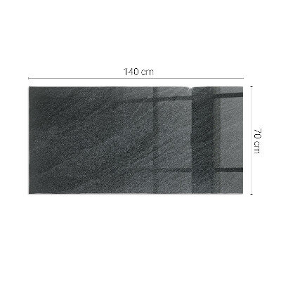 Rechteckige Funkenschutzplatte Glas Natursteinmuster