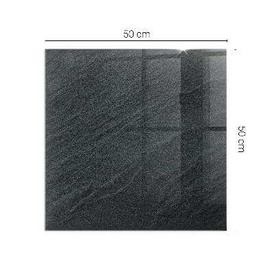 Rechteckige Funkenschutzplatte Glas Natursteinmuster