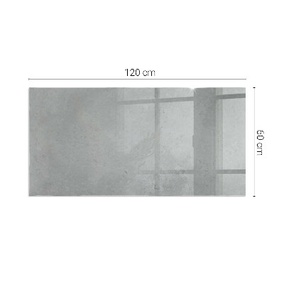 Rechteckige Glasplatte für Kaminofen Betonkonstruktion mit Wirkung