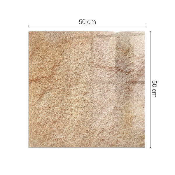 Rechteckige Funkenschutzplatte Glas Die Beschaffenheit der Steinstruktur