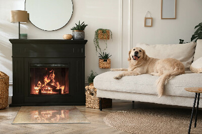 Rechteckige Funkenschutzplatte Glas Die Beschaffenheit der Steinstruktur