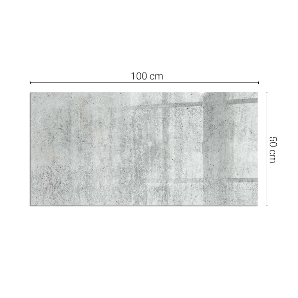 Rechteckige Glasbodenplatte für Ofen Rohbetonstruktur