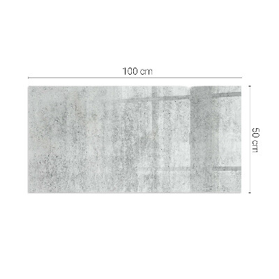 Rechteckige Glasbodenplatte für Ofen Rohbetonstruktur