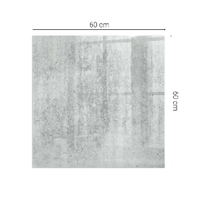 Rechteckige Glasbodenplatte für Ofen Rohbetonstruktur