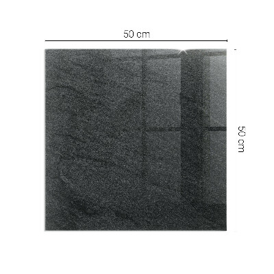Rechteckige Funkenschutzplatte Glas Steinstrukturmuster