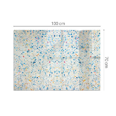 Rechteckige Funkenschutzplatte Glas Abstraktes Texturmotiv
