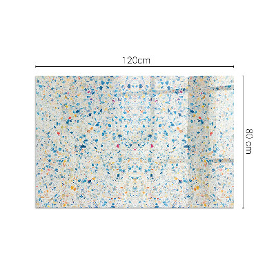 Rechteckige Funkenschutzplatte Glas Abstraktes Texturmotiv