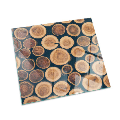 Rechteckige Funkenschutzplatte Glas Schachtel mit Holzrahmen