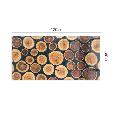 Rechteckige Funkenschutzplatte Glas Schachtel mit Holzrahmen
