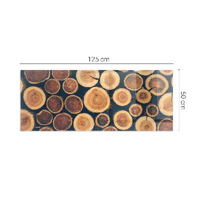 Rechteckige Funkenschutzplatte Glas Schachtel mit Holzrahmen