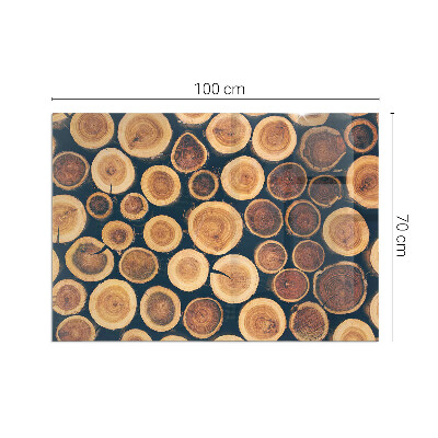 Rechteckige Funkenschutzplatte Glas Schachtel mit Holzrahmen
