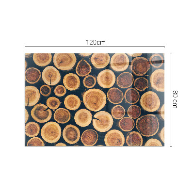 Rechteckige Funkenschutzplatte Glas Schachtel mit Holzrahmen