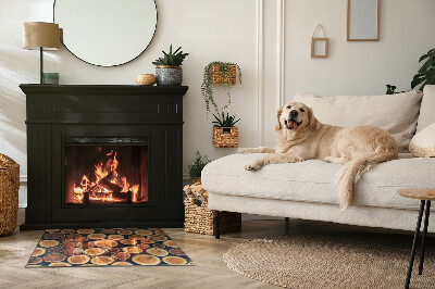 Rechteckige Funkenschutzplatte Glas Schachtel mit Holzrahmen