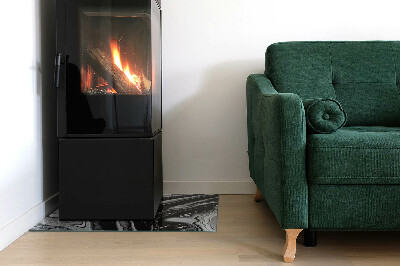 Rechteckige Glasbodenplatte für Ofen Abstrakte wellenförmige und lineare Muster