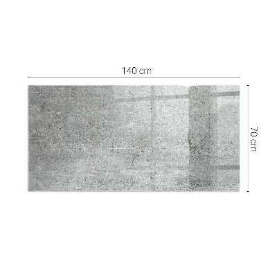 Rechteckige Glasplatte für Kaminofen Sichtbeton im minimalistischen Stil