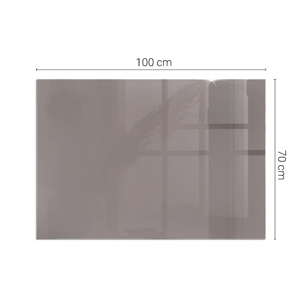 Rechteckige Glasbodenplatte für Ofen Farbe Beige