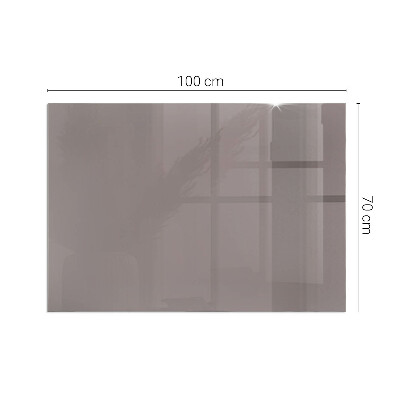 Rechteckige Glasbodenplatte für Ofen Farbe Beige