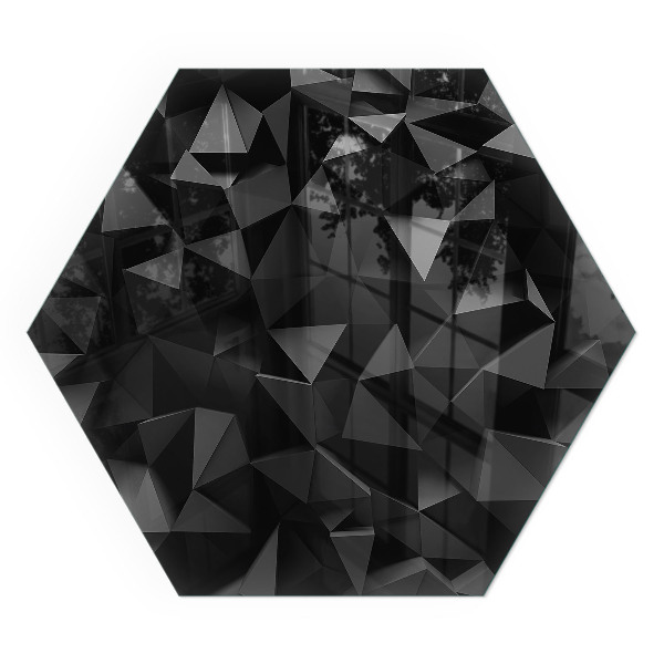 Sechseckige Glasplatte für Öfen Geometrie im dreidimensionalen Raum