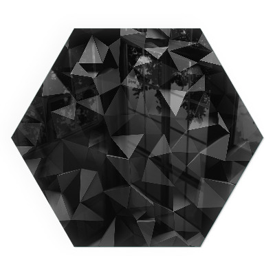 Sechseckige Glasplatte für Öfen Geometrie im dreidimensionalen Raum