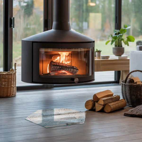 Sechseckige Glasplatte für Öfen Plattenfarben in verschiedenen Farbtönen