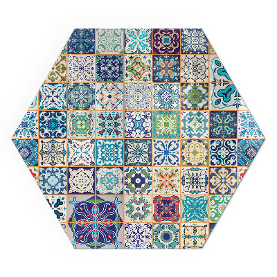 Sechseckige Glasplatte für Öfen Mosaik-Dekorationsmuster