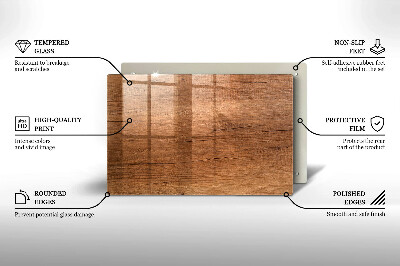Grabkerze Untersetzer Holzstruktur