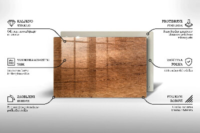 Grabkerze Untersetzer Holzstruktur