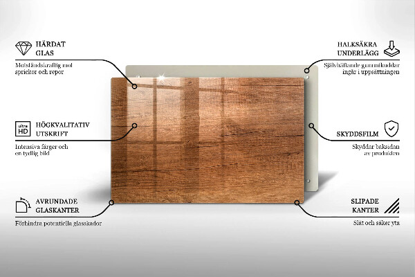 Grabkerze Untersetzer Holzstruktur