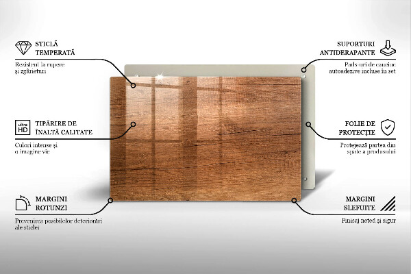 Grabkerze Untersetzer Holzstruktur