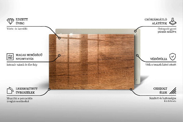 Grabkerze Untersetzer Holzstruktur