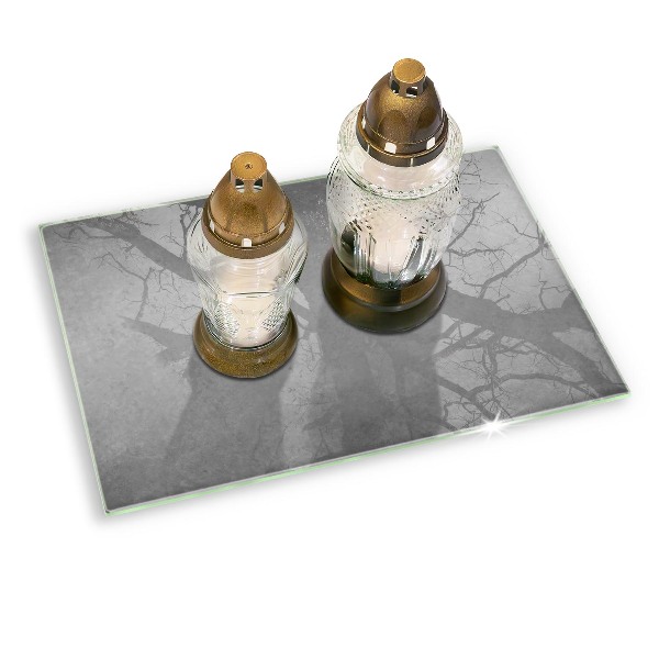 Grabkerze Untersetzer Hintergrund mit Betontextur