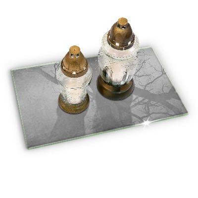 Grabkerze Untersetzer Hintergrund mit Betontextur