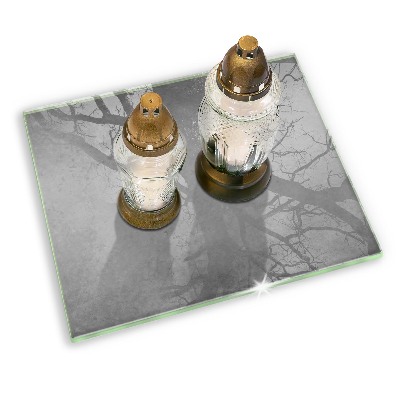 Grabkerze Untersetzer Hintergrund mit Betontextur