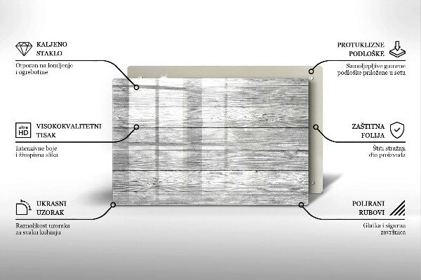 Glasunterlage für Grabkerzen Alte Holzbretter