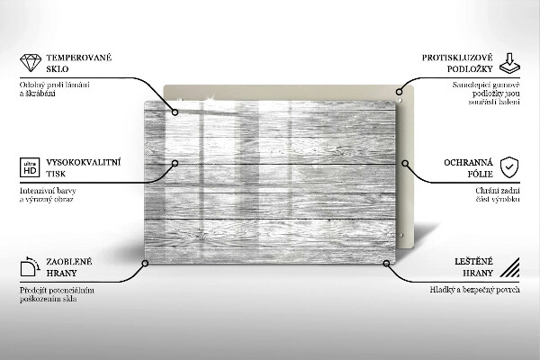 Glasunterlage für Grabkerzen Alte Holzbretter